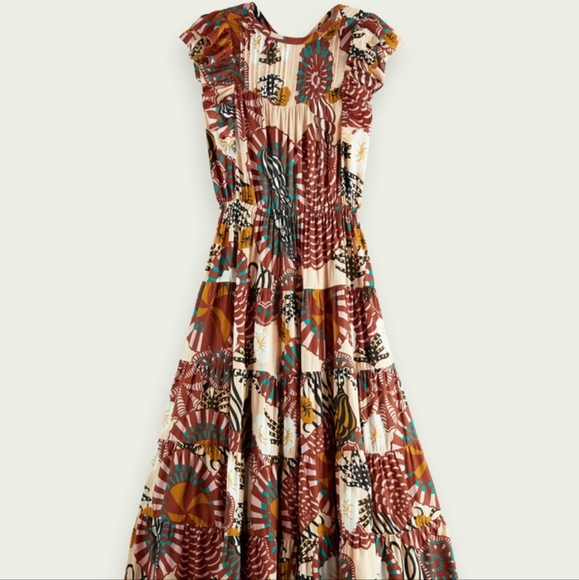 Scotch and Soda Open Back Maxi Dress - Picture 6 of 8